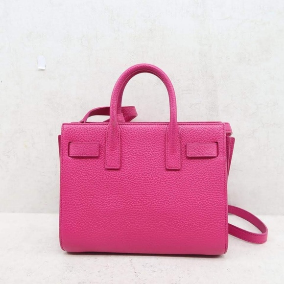 SOLD Saint Laurent Hot Pink Nano Sac de Jour - Picture 6 of 8